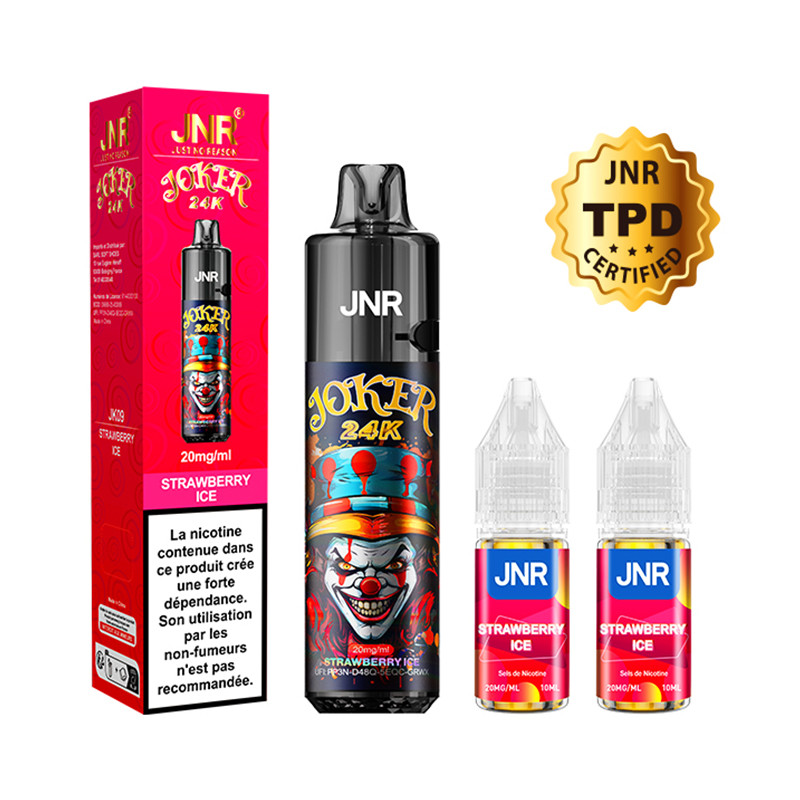 Puff Joker 24K Strawberry Ice 800mAh 2ml - JNR