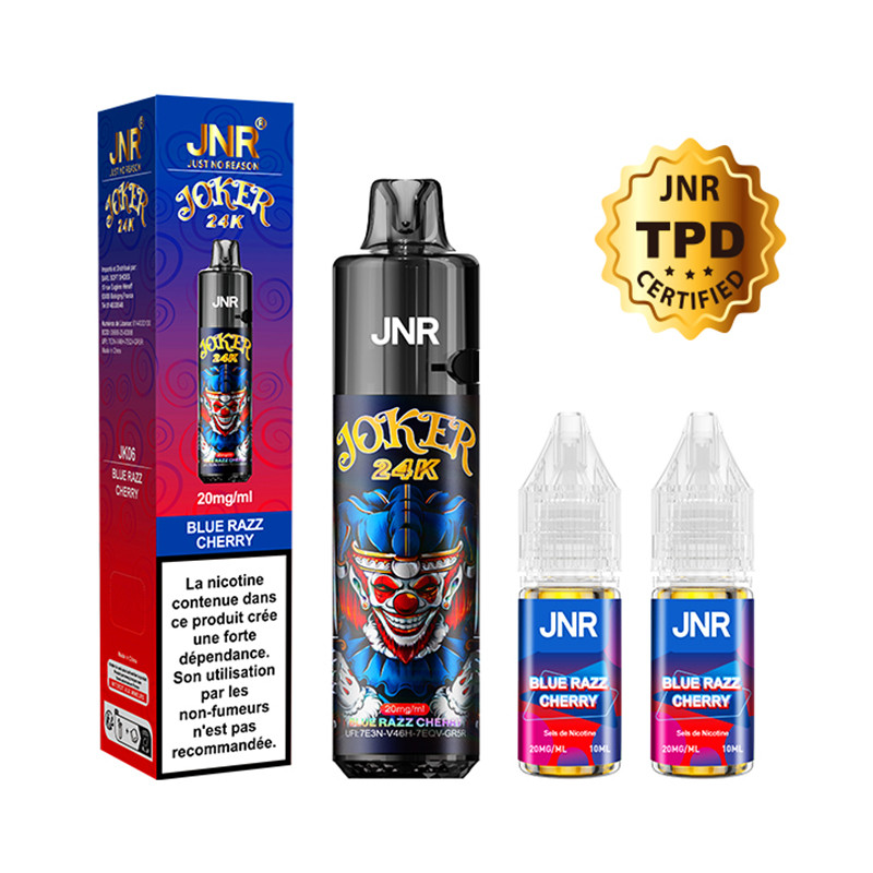 Puff Joker 24K Blue Razz Cherry 800mAh 2ml - JNR