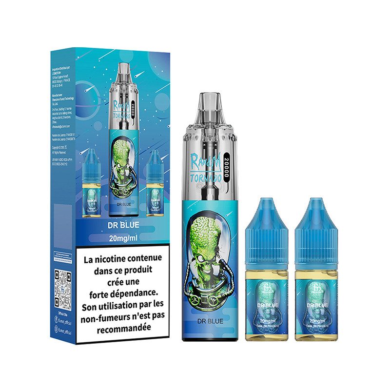 Puff Tornado RandM 20K Dr Blue 850mAh - Fumot