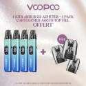 Pack Offre Kit Pod Argus G3 1500mAh - Voopoo 4+1 pack de pods