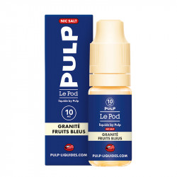 Granité Fruits Bleus 10ml Le Pod Liquide - Pulp (10 pièces)