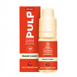 Fraise Candy 10ml Le Pod Liquide - Pulp (10 pièces)