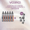 Pack Offre - Kit Pod Drag S2 - Voopoo 5 + 1 pack PnP-X