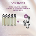 Pack Offre - Kit Pod Drag X2 - Voopoo 5+1 pack PnP-X