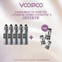 Pack Offre - Kit Pod Drag X2 - Voopoo 5+1 pack PnP-X