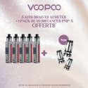 Pack Offre - Kit Pod Drag X2 - Voopoo 5+1 pack PnP-X