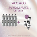Pack Offre - Kit Pod Drag X2 - Voopoo 5+1 pack PnP-X