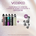 Pack Offre - Kit Pod Drag X2 - Voopoo 5+1 pack PnP-X