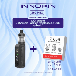 Pack Offre - Kit Coolfire Z80 NEX - Innokin 1+1 Pack Z-Coil V2