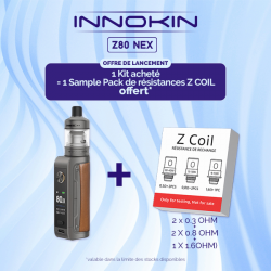 Pack Offre - Kit Coolfire Z80 NEX - Innokin 1+1 Pack Z-Coil V2