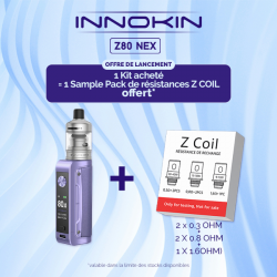 Pack Offre - Kit Coolfire Z80 NEX - Innokin 1+1 Pack Z-Coil V2