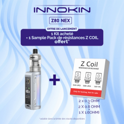 Pack Offre - Kit Coolfire Z80 NEX - Innokin 1+1 Pack Z-Coil V2