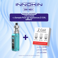 Pack Offre - Kit Coolfire Z80 NEX - Innokin 1+1 Pack Z-Coil V2