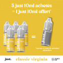 Pack Offre - Classic Virginia 10ml Just - Secrets Lab 5+1
