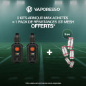 Pack Offre - Kit Armour Max 220w avec iTank T 6ml - Vaporesso 2+1 Pack GTI Mesh