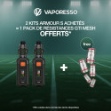 Pack Offre - Kit Armour S 100w avec iTank T 6ml - Vaporesso 2+1 Pack GTI Mesh