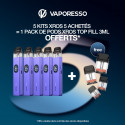 Pack Offre - Kit Pod XROS 5 1500mAh - Vaporesso 5+1 pack de pods