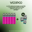 Pack Offre - Kit Pod Argus G3 Mini 1350mAh - Voopoo 5+1 pack de pods
