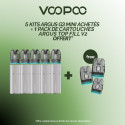 Pack Offre - Kit Pod Argus G3 Mini 1350mAh - Voopoo 5+1 pack de pods