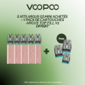 Pack Offre - Kit Pod Argus G3 Mini 1350mAh - Voopoo 5+1 pack de pods