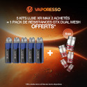 Pack Offre - Kit Pod Luxe XR Max 2 3200mAh - Vaporesso 5+1 Pack GTX Dual Mesh