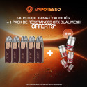 Pack Offre - Kit Pod Luxe XR Max 2 3200mAh - Vaporesso 5+1 Pack GTX Dual Mesh