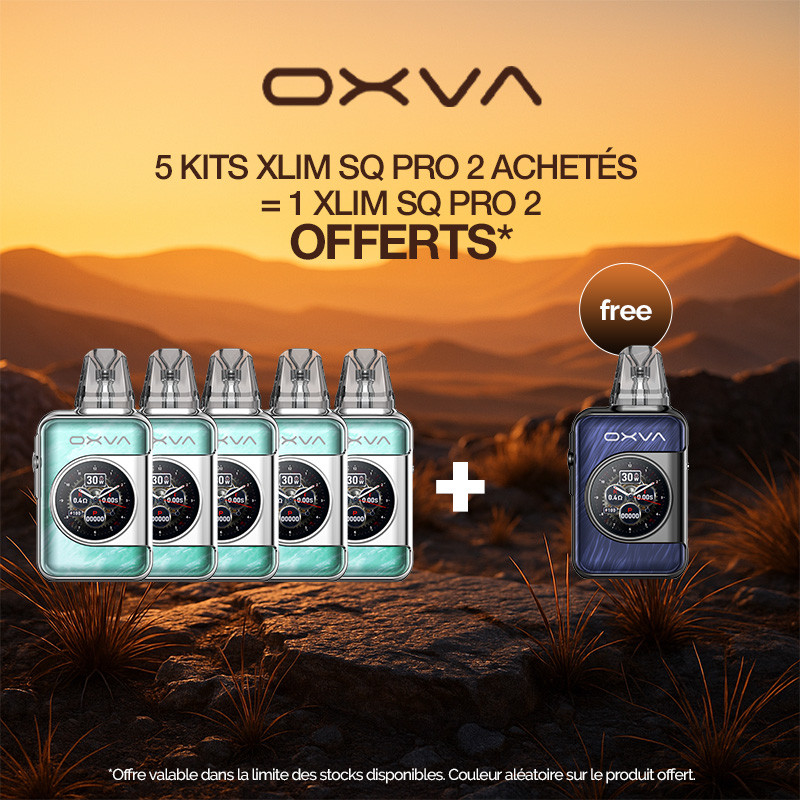 Pack Offre - Kit Pod Xlim SQ Pro 2 1600mAh - OXVA 5+1