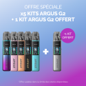Pack Offre - Kit Pod Argus G2 1000mAh - Voopoo 5+1