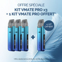 Pack Offre - Kit Pod Vmate Pro 900mAh - Voopoo 3+1