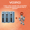 Pack Offre - Box Vinci Spark 100 - Voopoo 3+1 pack Pnp-x