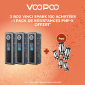 Pack Offre - Box Vinci Spark 100 - Voopoo 3+1 pack Pnp-x