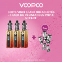 Pack Offre - Kit Vinci Spark 100 - Voopoo 3+1 pack Pnp-x
