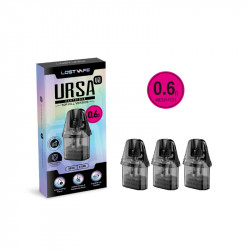 Pod de remplacement Ursa V3 2.5ml (0.6/0.8/1.0) - Lost Vape (pack de 3)