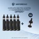 Pack Offre - Kit GTX One Pro avec XTank T - Vaporesso 5+1 XTank T