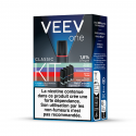 Pack offre - Kit Veev One Saveurs Classiques V2 1.8% (20mg/ml) - Veev 10+4 paquets de pods