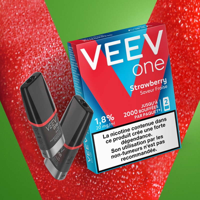 Pack offre - Kit Veev One Saveurs Classiques V2 1.8% (20mg/ml) - Veev 10+4 paquets de pods
