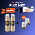 Pack Offre - Kit Pod Pixo Neo 1300mAh - Aspire 2+1 pack de pods offert