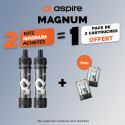 Pack Offre - Kit Pod Magnum 3800mAh - Aspire 2+1 pack de pods offert