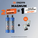 Pack Offre - Kit Pod Magnum 3800mAh - Aspire 2+1 pack de pods offert