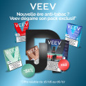 Pack offre - Kit Veev One Saveurs Classiques V2 1.8% (20mg/ml) - Veev 10+4 paquets de pods