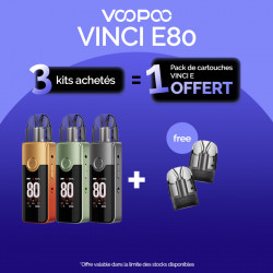 Pack Offre - Kit Pod Vinci E80 3000mAh – Voopoo 3+1 pack de pods