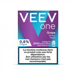 Paquet de 2 Pods pré-remplis Veev One Grape - Veev (pack de 5)