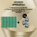 Pack Offre - Kit Pod Argus Klyc 1350mAh - Voopoo 5+1 pack de pods