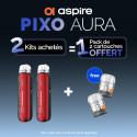 Pack Offre - Kit Pod Pixo Aura 1300mAh - Aspire 2+1 pack de pods