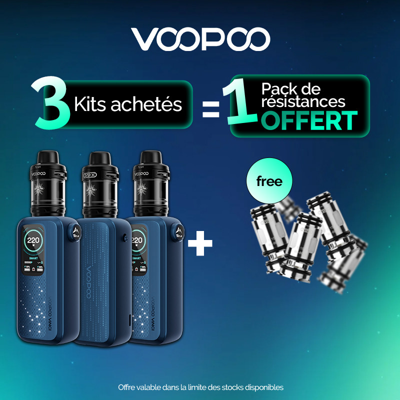 Pack Offre - Kit Vinci Spark 220 - Voopoo - 3+1 pack PnP-X