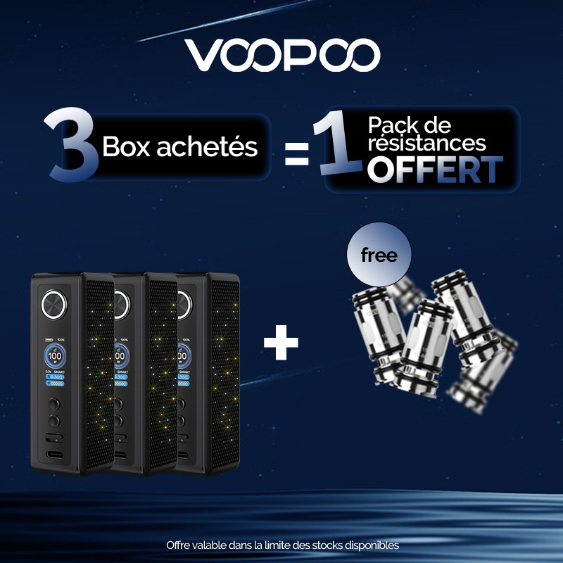 Pack Offre - Box Vinci Spark 100 - Voopoo 3+1 pack Pnp-x