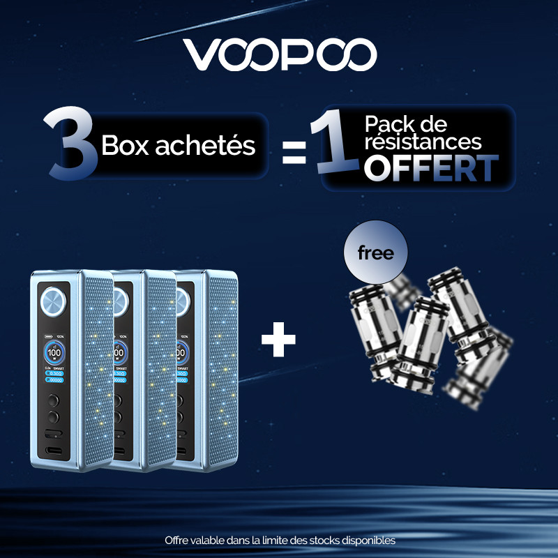 Pack Offre - Box Vinci Spark 100 - Voopoo 3+1 pack Pnp-x