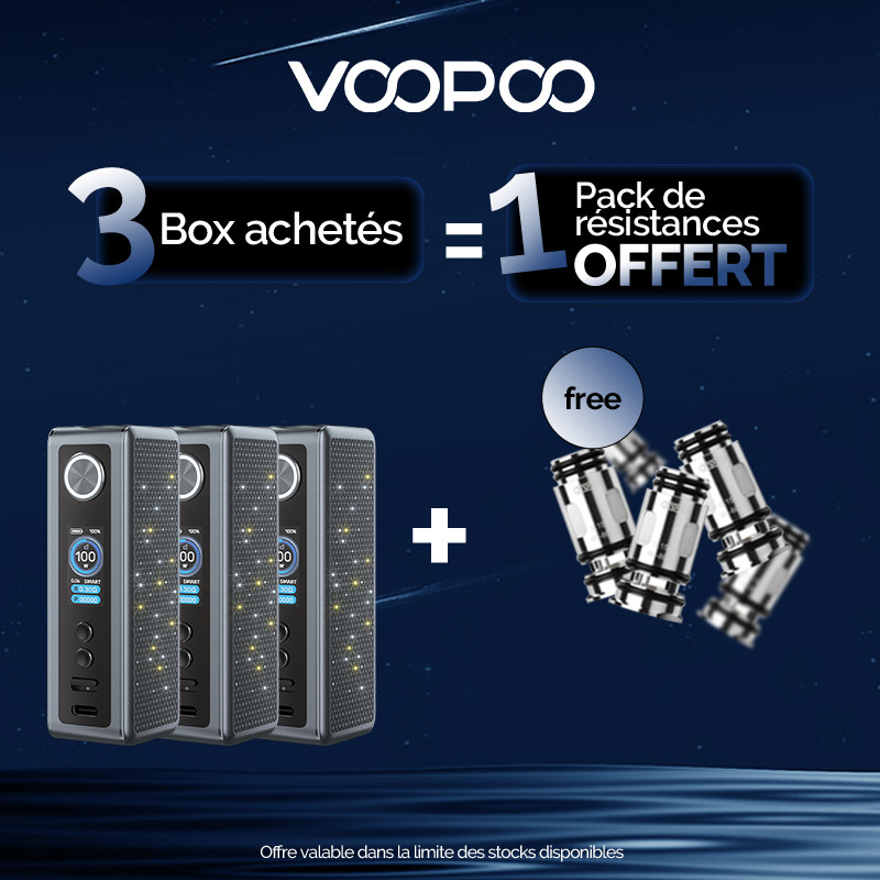 Pack Offre - Box Vinci Spark 100 - Voopoo 3+1 pack Pnp-x