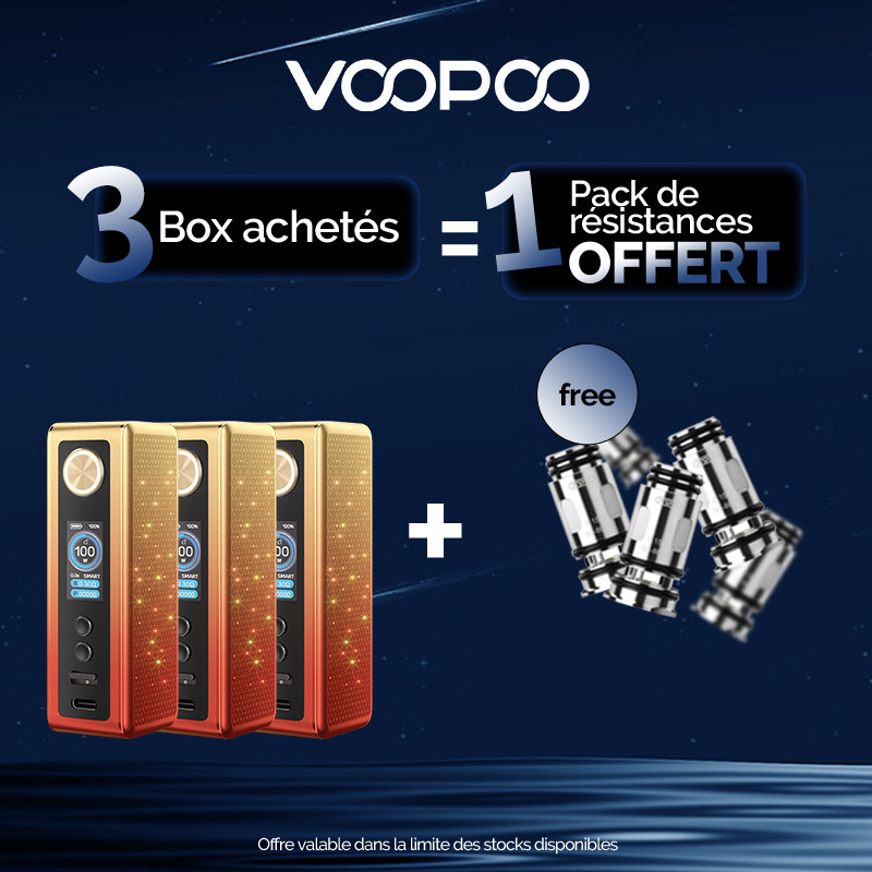 Pack Offre - Box Vinci Spark 100 - Voopoo 3+1 pack Pnp-x