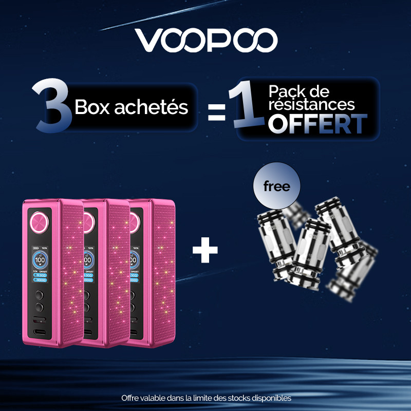 Pack Offre - Box Vinci Spark 100 - Voopoo 3+1 pack Pnp-x